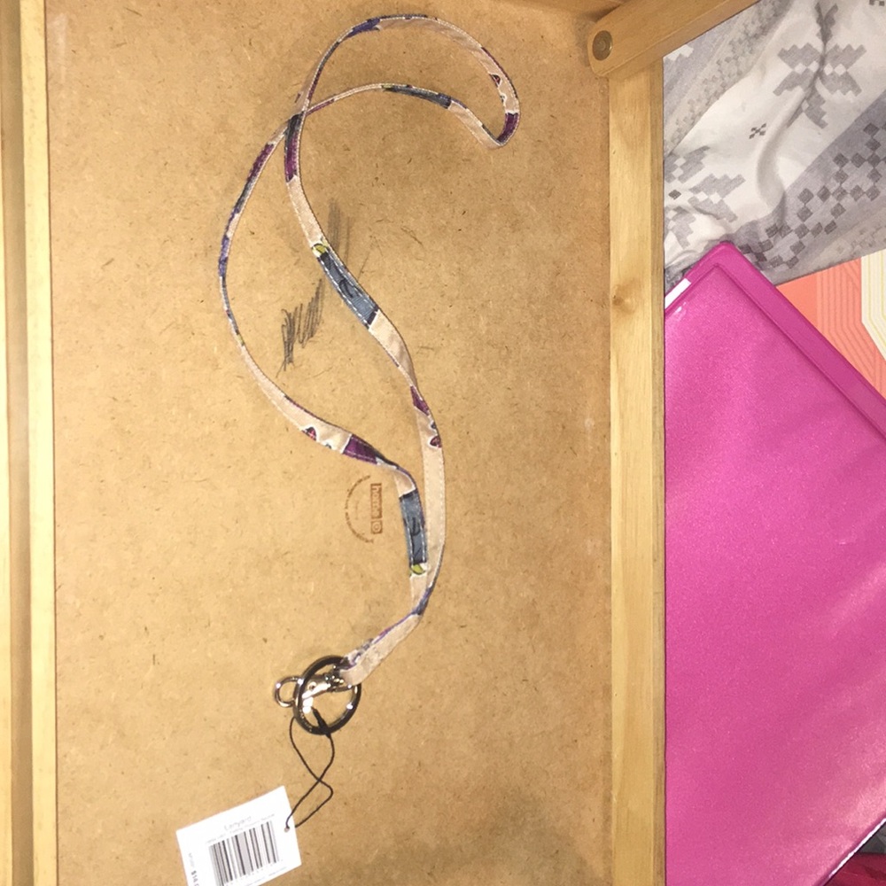 NWT VERA BRADLEY FALLING FLOWERS LANYARD